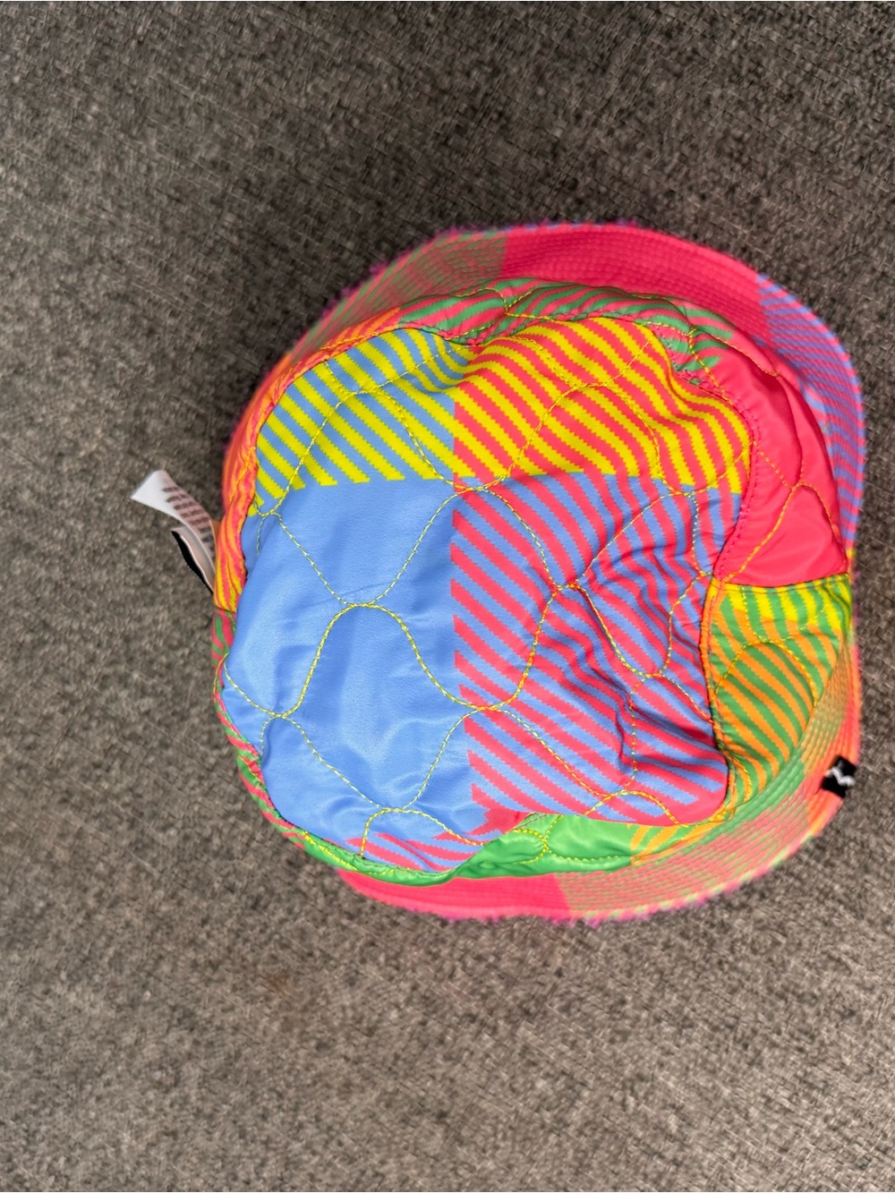 Kids Colorblock Patchwork Bucket Hat - Multicolor